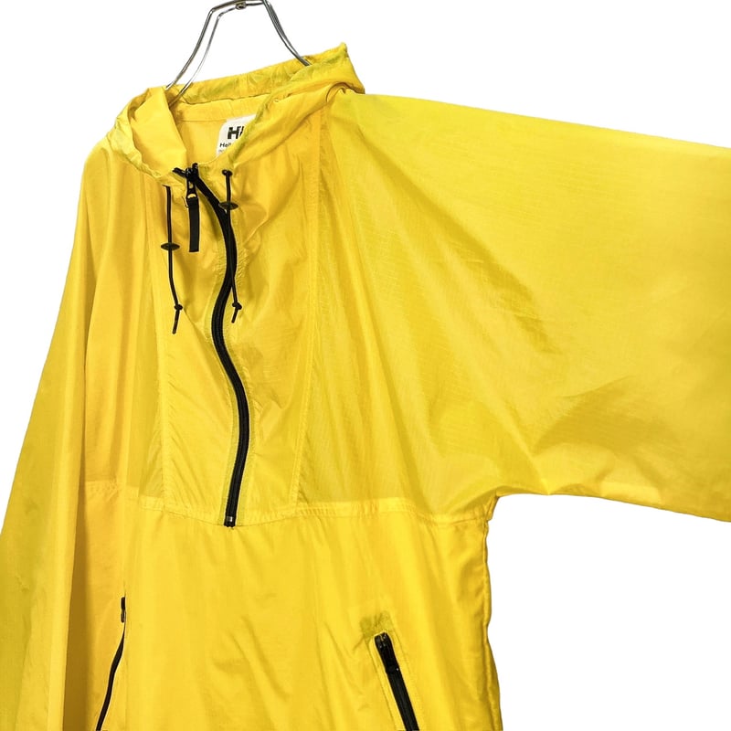 90-00s HELLY HANSEN YEL half zip nylon anorak | 無無