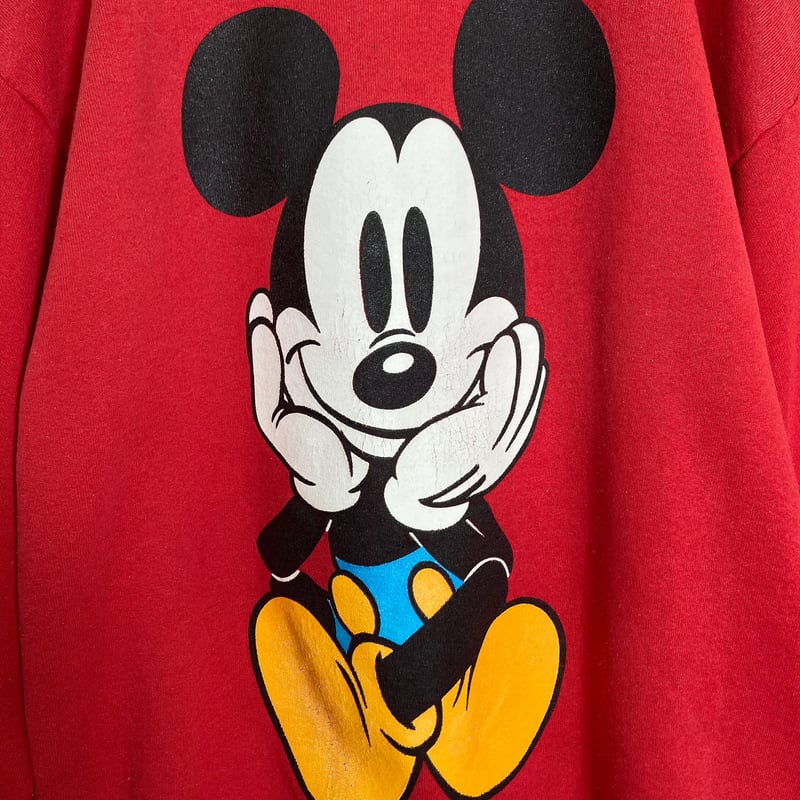 90s Disney vintage Mickey print sweatshirt | 無無