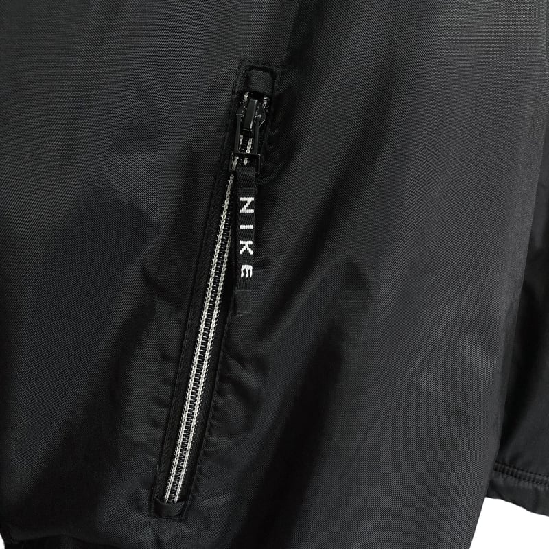 NIKE 00's zip-up hooded fleece nylon jacket | 無無