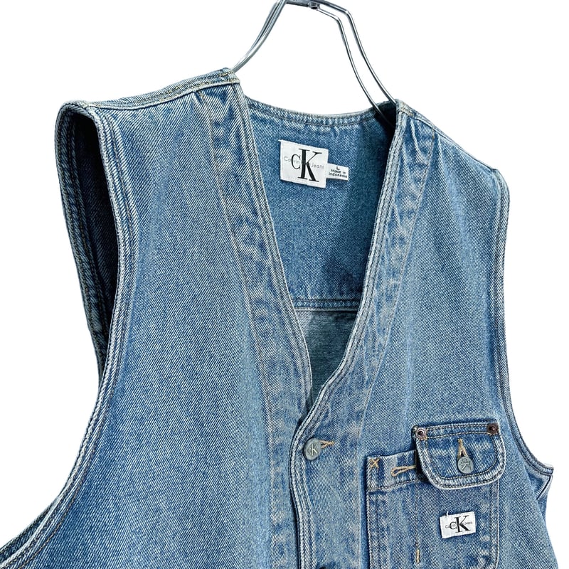 90s Calvin Klein Jeans design denim vest | 無無 90s Calvin Klein Jeans design denim vest | 無無