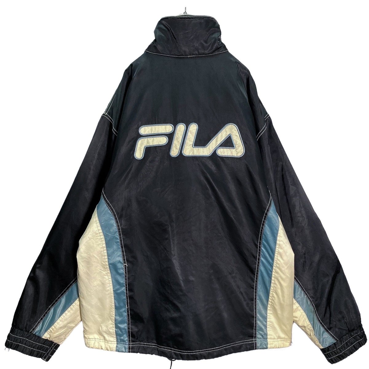 90-00s FILA bi-color design nylon jacket | 無無