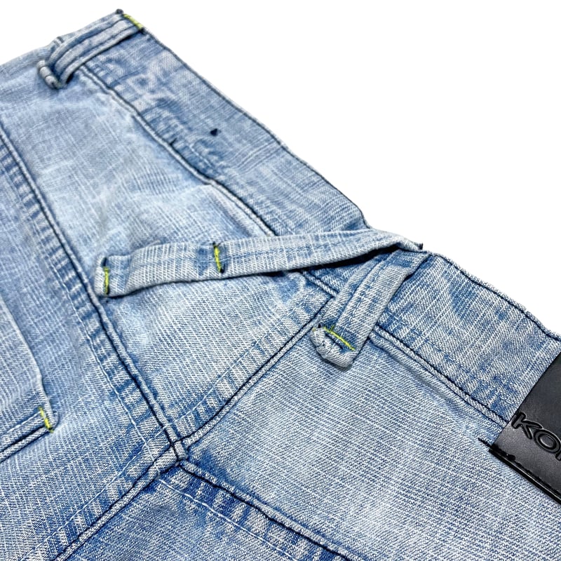 90-00s KOMAN JEANS buggy silhouette denim half 