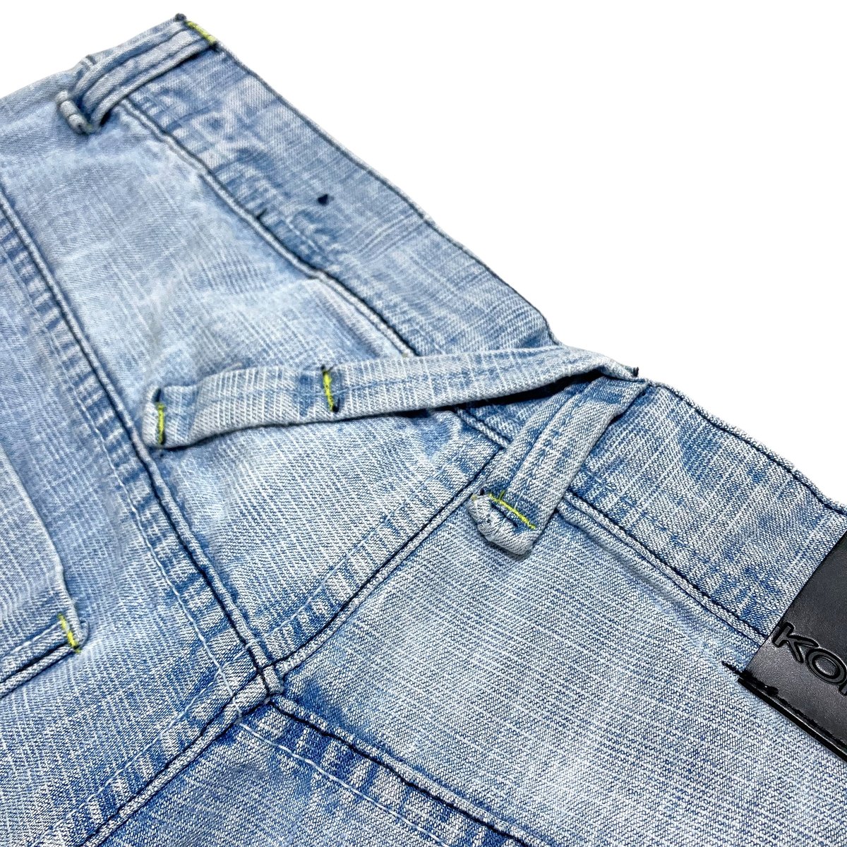90-00s KOMAN JEANS buggy silhouette denim half