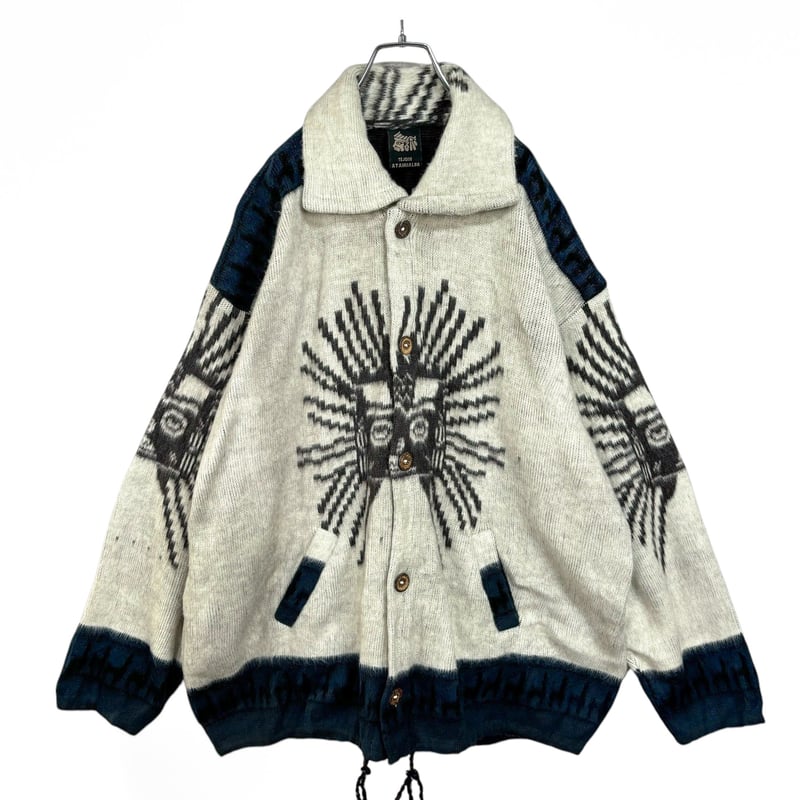 90s TEJIDOS ATAHUALPA Sun God Ecuador knit swea