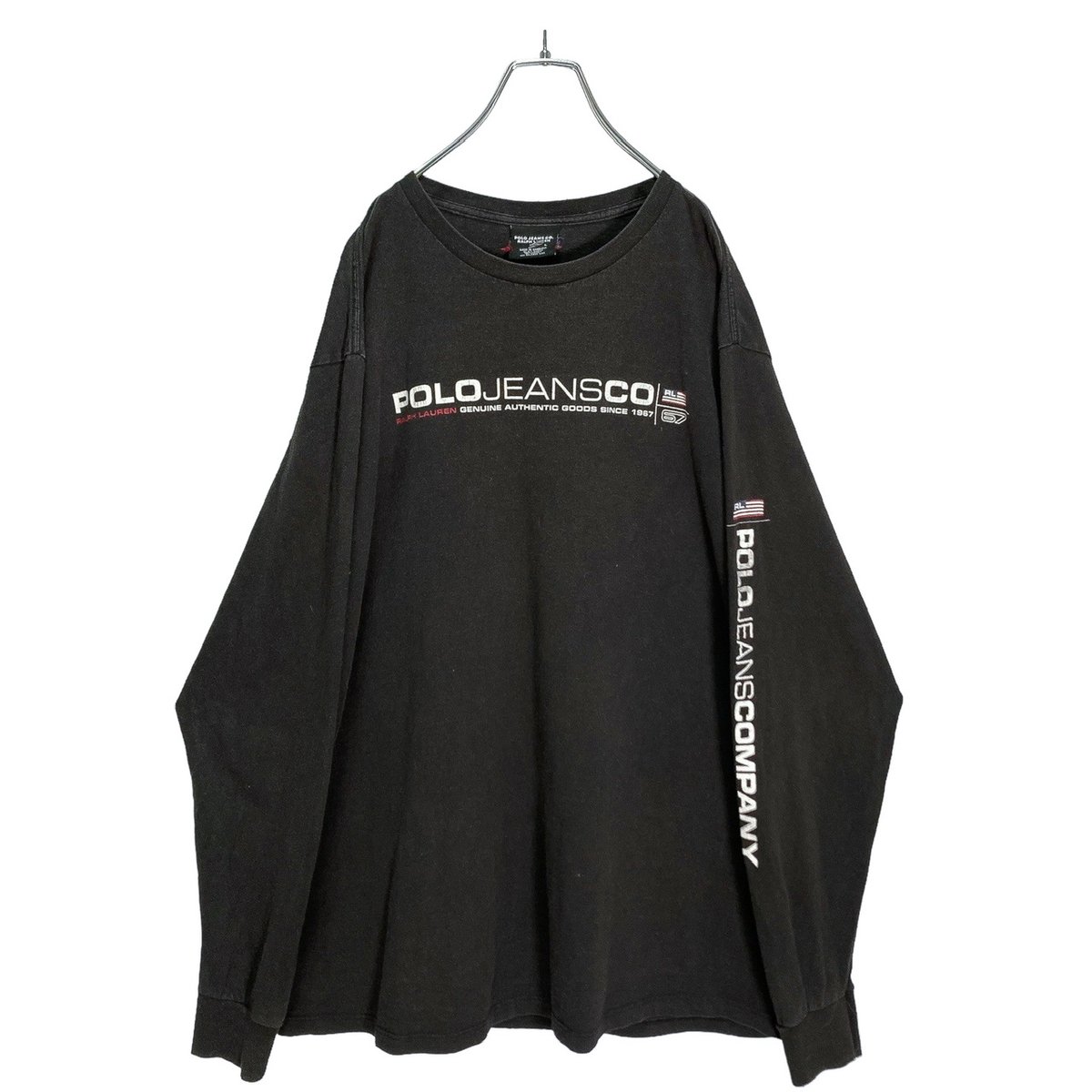 90s POLO JEANS CO. RL L/S sleeve print T-SHIRT 90s POLO JEANS CO. RL L/S sleeve print T-SHIRT
