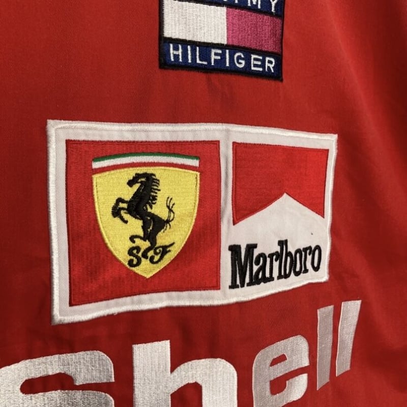 90s Ferrari × Tommy hilfiger pit shirt | 無無