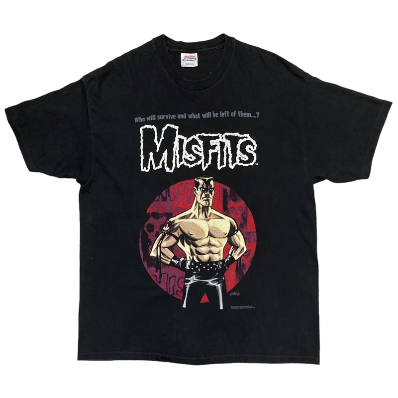 MISFITS Tシャツ　M　25周年　2002 MADE IN USA misfits 25周年記念TEE tシャツ 黒 ミスフィッツ 美品 - メルカリ