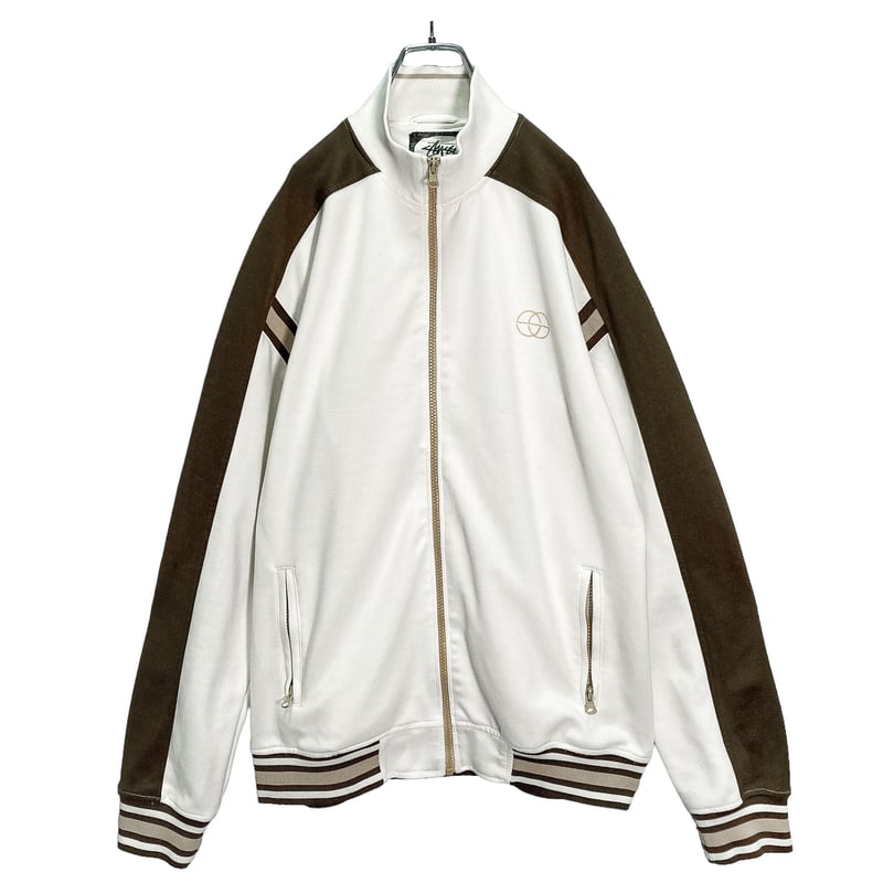 90s OLD STUSSY zip-up track jacket | 無無