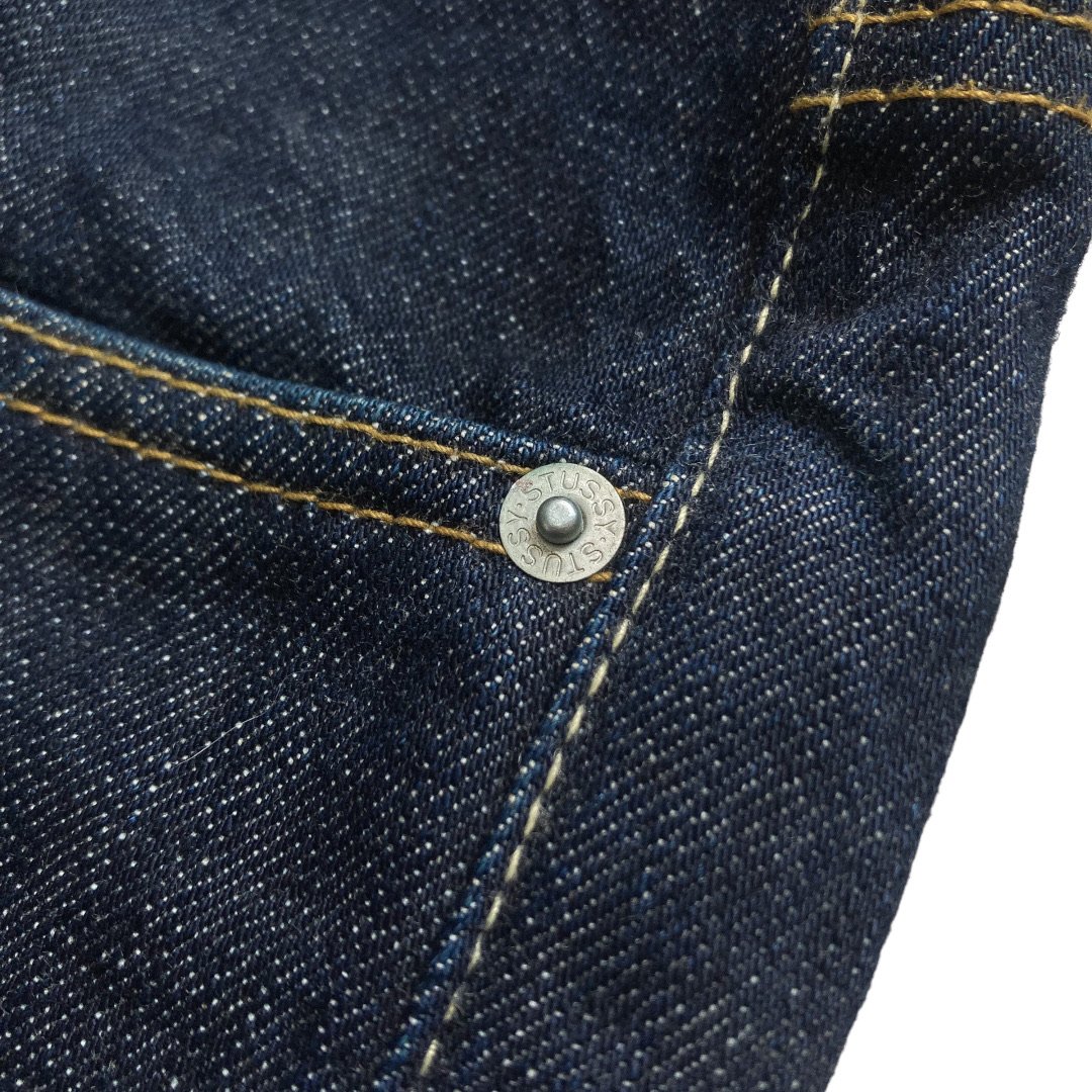 STUSSY ROUGH and RUGGED buck printed denim pant