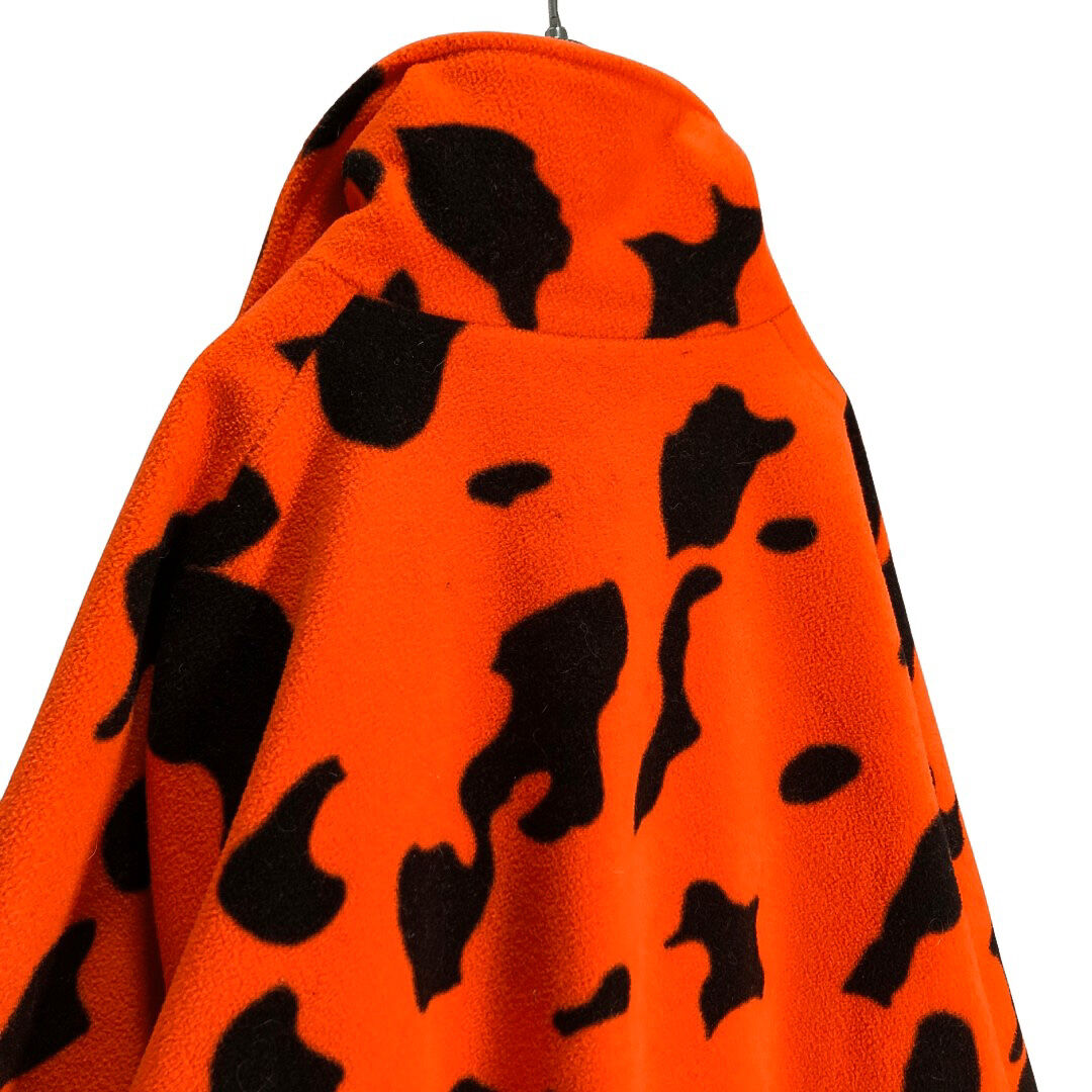 80s Cabela's Orange camo fleece jacket | 無無