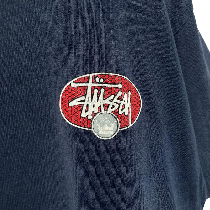 90s OLD STUSSY S/S crown print T-shirt | 無無