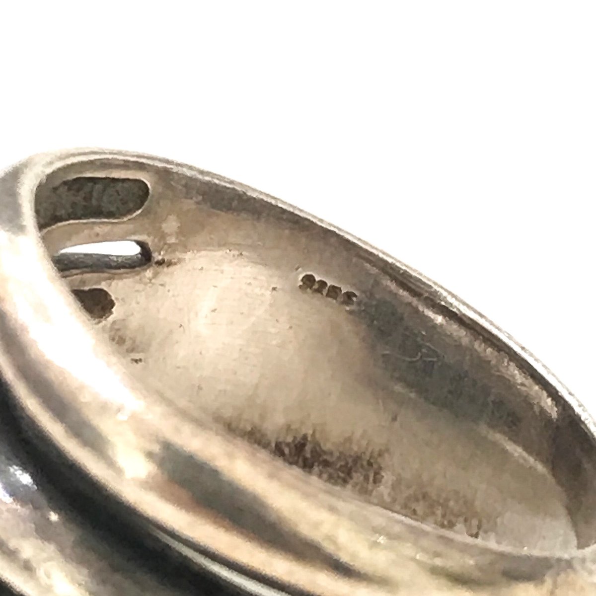 Vintage silver 925 spiral design ring | 無無