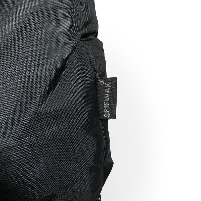 SPIEWAK 90-00s black nylon down jacket | 無無