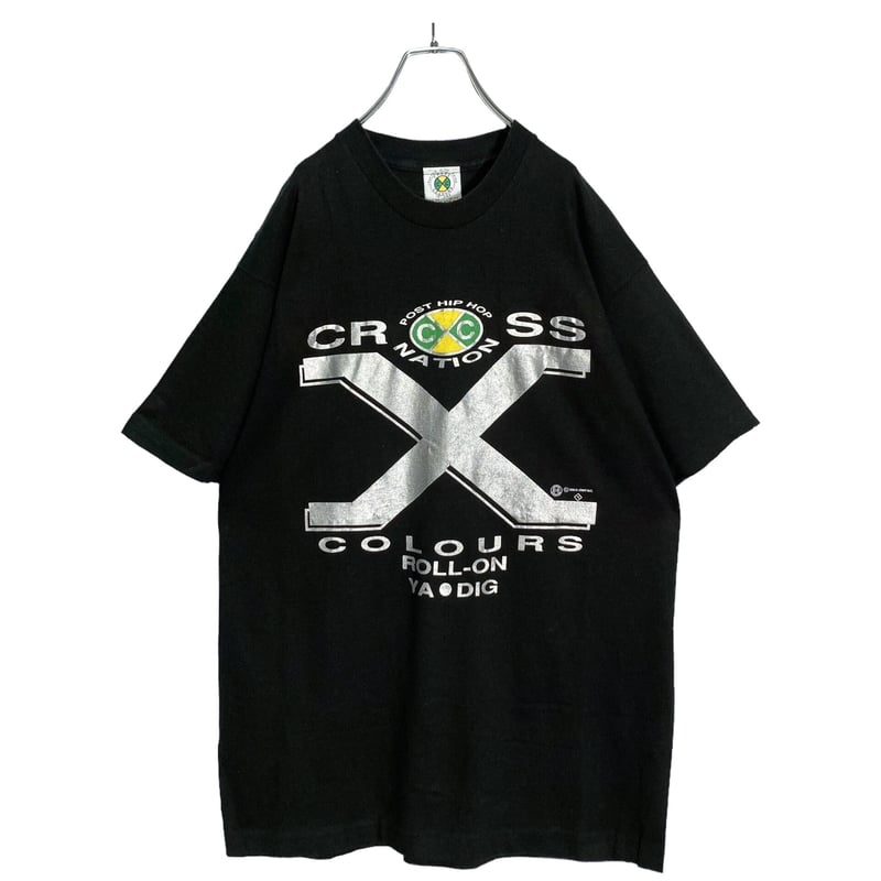 90s CROSS COLOURS/POST HIP HOP NATION T-SHIRT | 無無