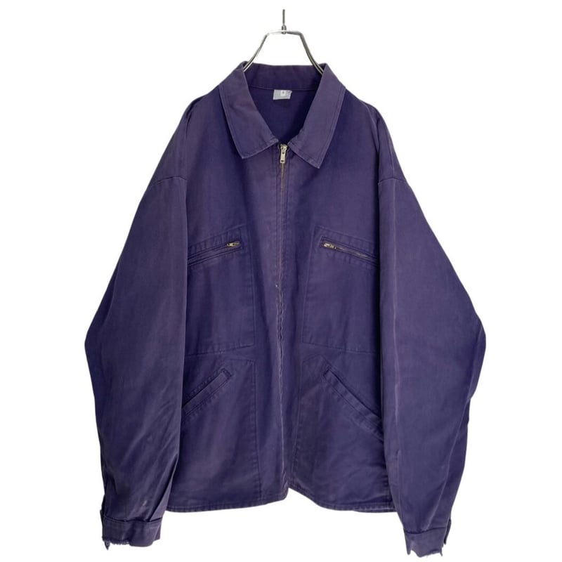 Vintage zip-up Euro work jkt | 無無 Vintage zip-up Euro work jkt | 無無