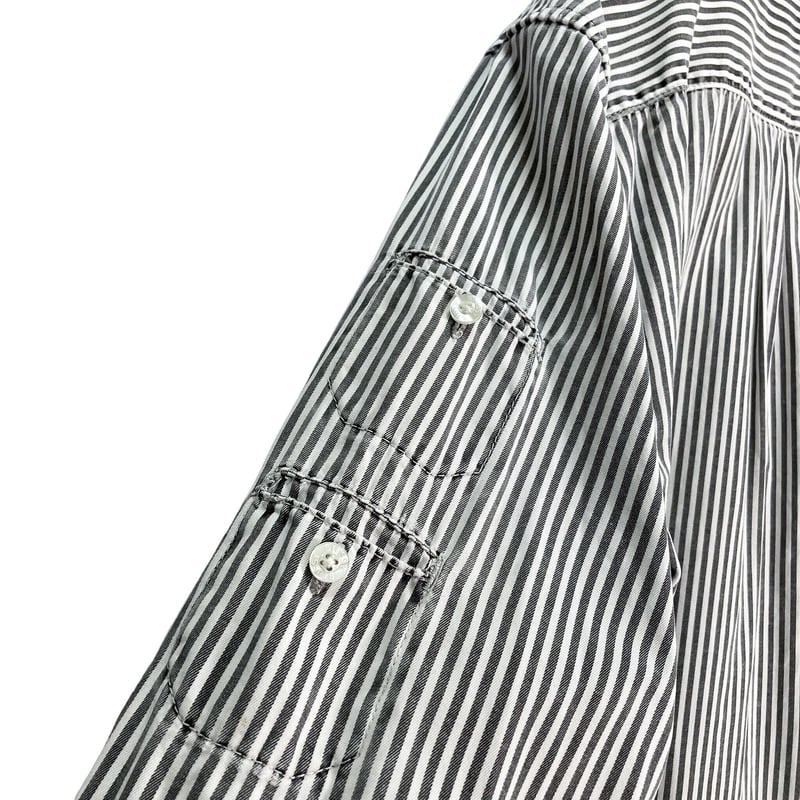 STUSSY WORKGEAR L/S stripe work shirt | 無無