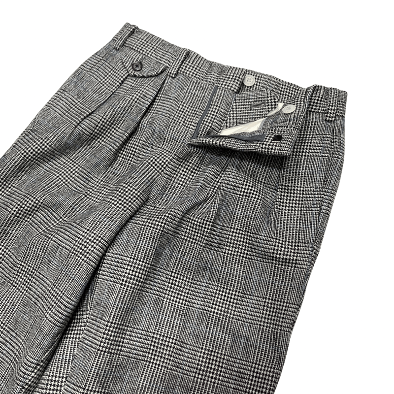 パンツ POLO RALPH LAUREN Glen Check Slacks 90s Polo by Ralph Lauren Glen check wool pants