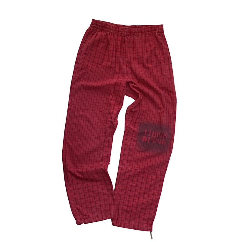 Euro vintage THINK PINK check clanque pants | 無無
