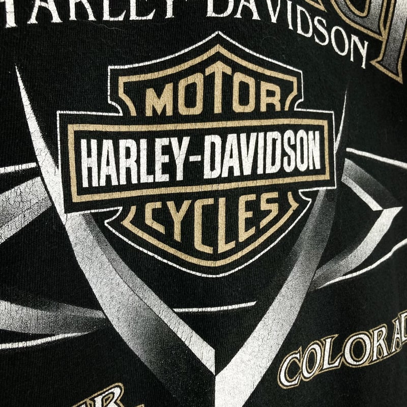 2002'y HARLEY-DAVIDSON S/S tribal print pocket