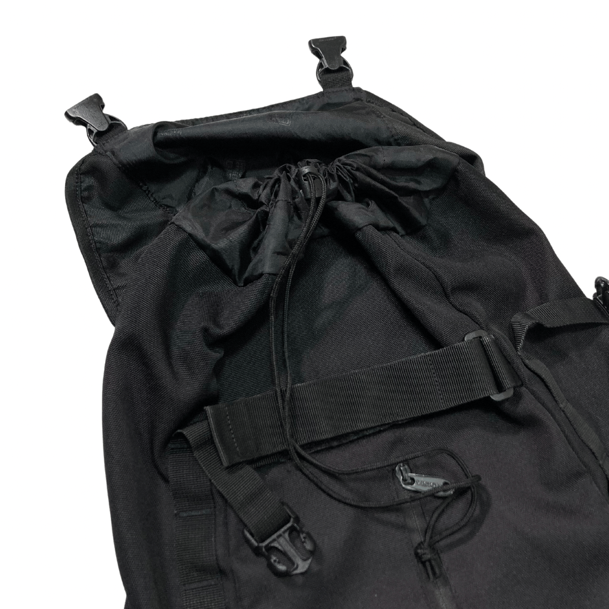 たっぷり収納ストリート☆UNCOMMON BACKPACK - BLACK/DRIFE VISION STREET WEAR Design Backpack | 無無