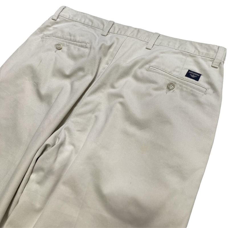 DOCKERS 00s 2tuck wide chinos pants | 無無