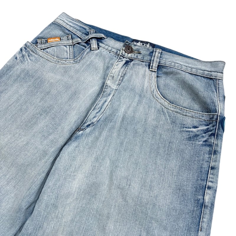 90-00s pelle pelle back embroidered design deni