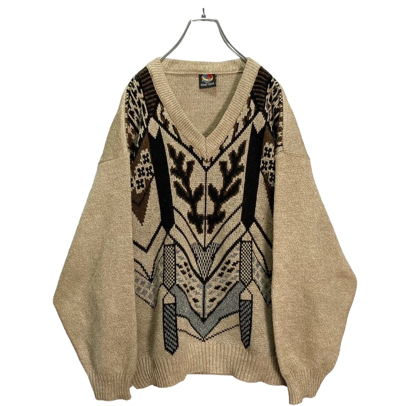 90s Euro vintage NIHAT TRIKO design knit sweate