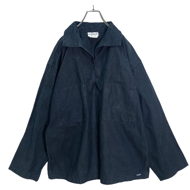 70-80s Old French Le Glazik fisherman smock | 無無