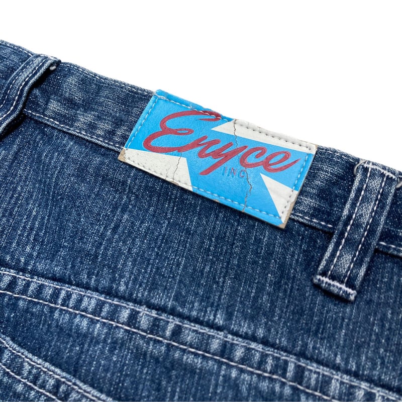 90s Enyce pached design denim pants | 無無