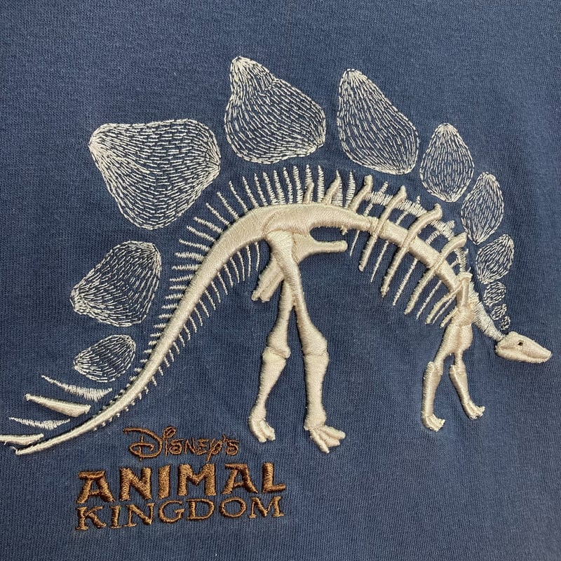 超激レア‼️90s 恐竜 化石 OVP 大判デザイン 刺繍ブラック XL 超激レア‼️90s 恐竜 化石 OVP 大判デザイン 刺繍ブラック XL