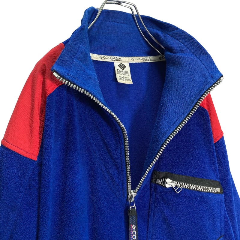 90s Columbia SPORT zip-up fleece jacket | 無無