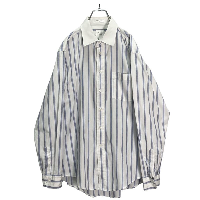 トップス 90s Christian Dior Stripe Shirt 90s Christian Dior Stripe Shirt 80-90s Christian Dior L/S