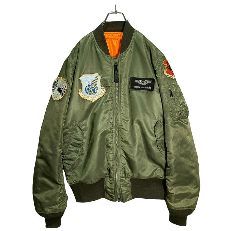 ALPHA Full patched MA-1 jacket | 無無