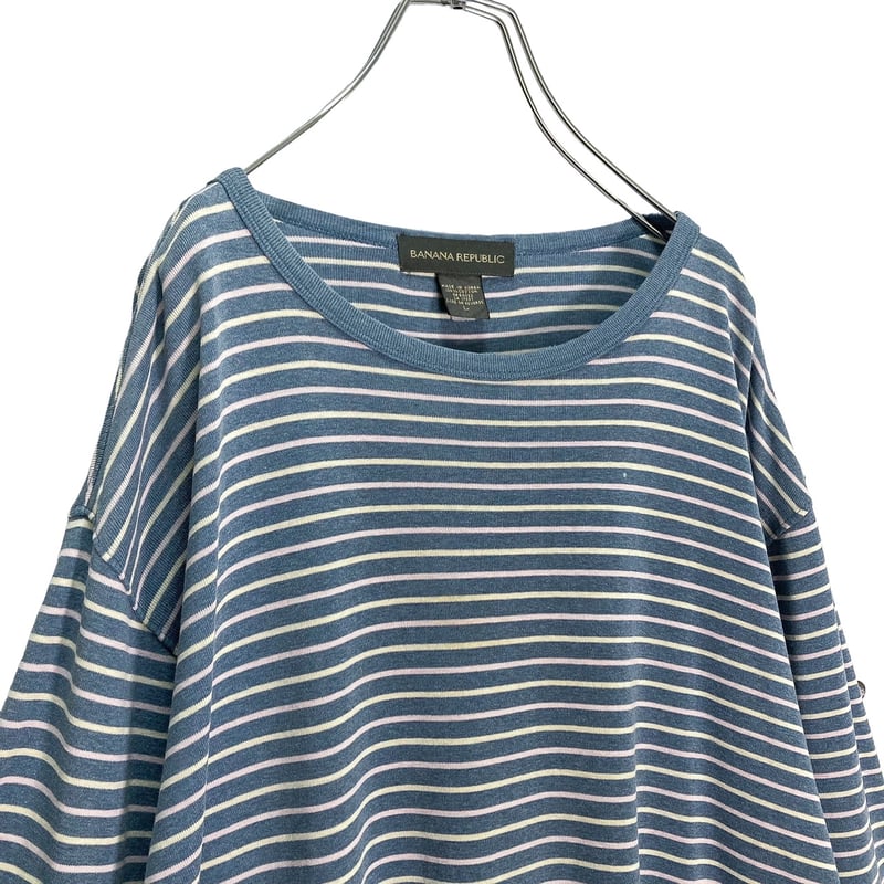 90s banana republic ボーダーロンT 90's Banana Republic Border Tee Shirt 90's Banana Republic Border