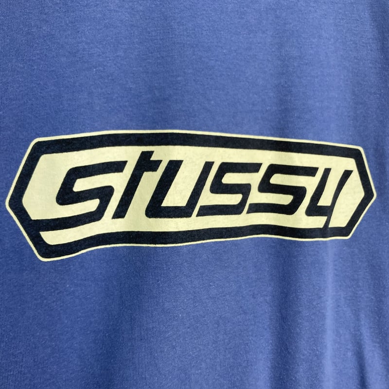 90-00s OLD STUSSY bootleg S/S logo print T-SHIR