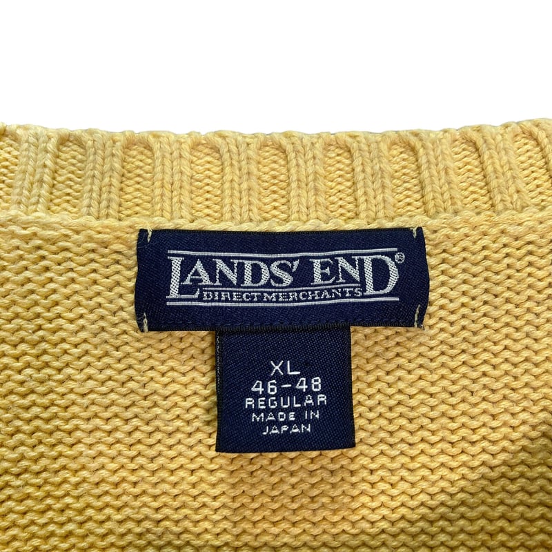 90s LANDS' END Cotton Knit Drifter Sweater | 無無 90s LANDS' END Cotton Knit Drifter Sweater | 無無