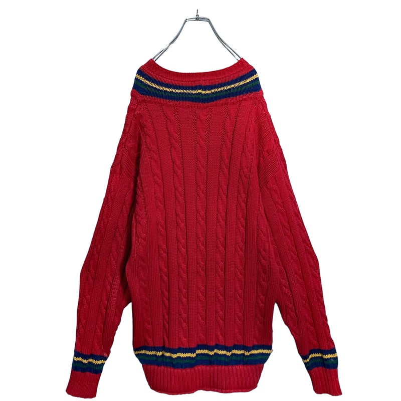 90s OLD GAP Cable knit 100%cotton UK
