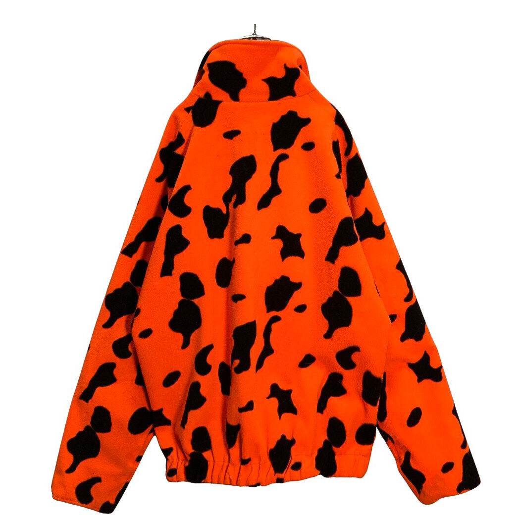 80s Cabela's Orange camo fleece jacket | 無無 80s Cabela's Orange camo fleece jacket | 無無