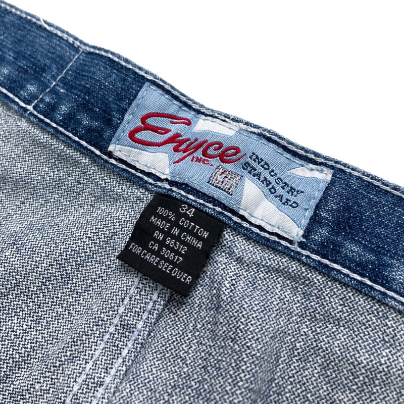 90s Enyce pached design denim pants | 無無