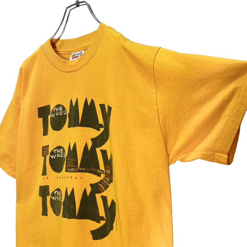 90s THE WHO  ON BROADWAY Tシャツ L 90s THE WHO TOMMY ON BROADWAY Tシャツ L