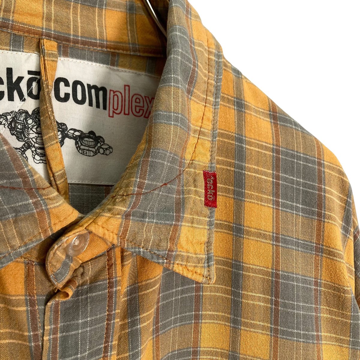 90-00s ecko complex L/S check design shirt | 無無