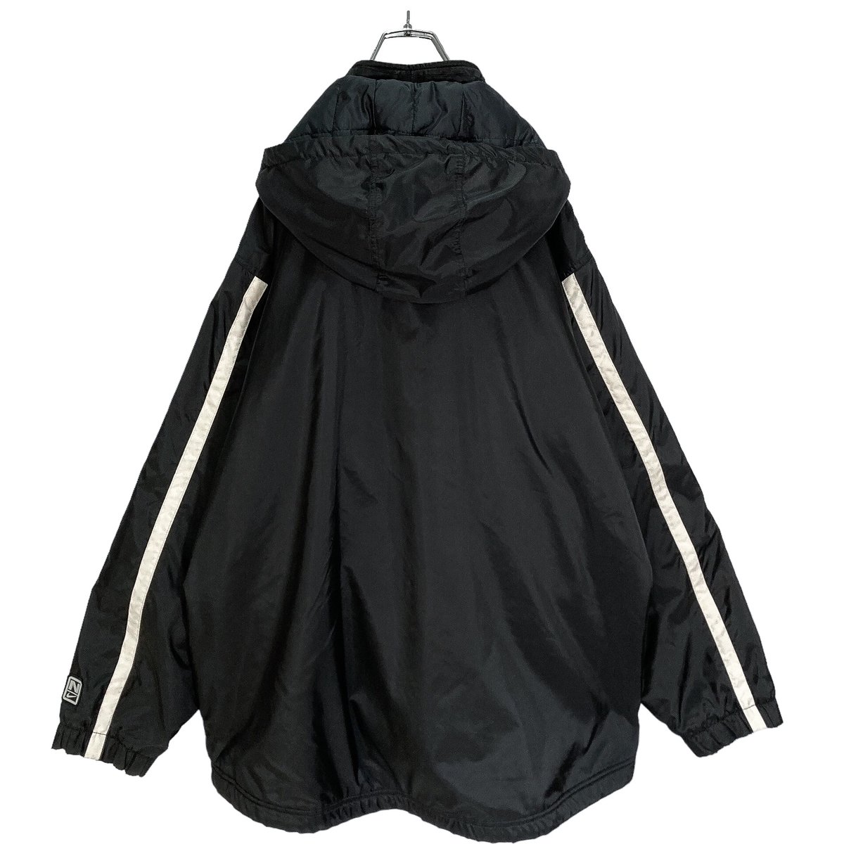 NIKE 00's zip-up hooded fleece nylon jacket | 無無