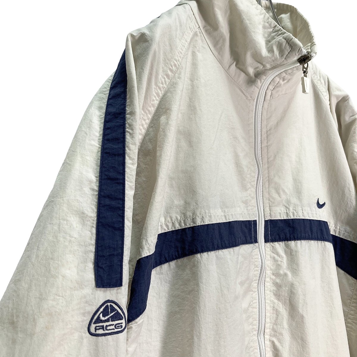 90-00s NIKE ACG zip-up lined nylon jacket | 無無