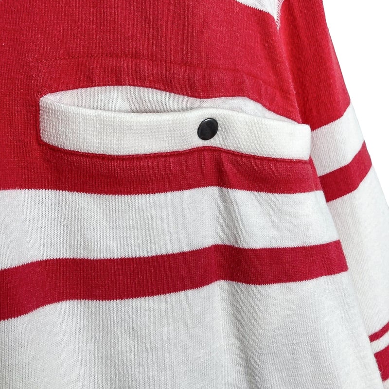 90s WORLD ISLAND L/S border design T-SHIRT | 無無