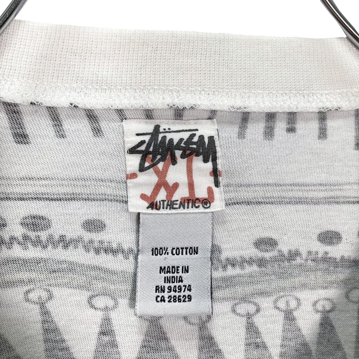 STUSSY S/S tomtom pattern design T-SHIRT | 無無