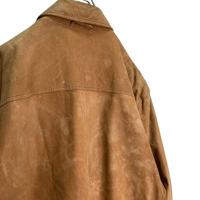 90s BASCO zip-up real leather jacket | 無無 90s BASCO zip-up real leather jacket | 無無