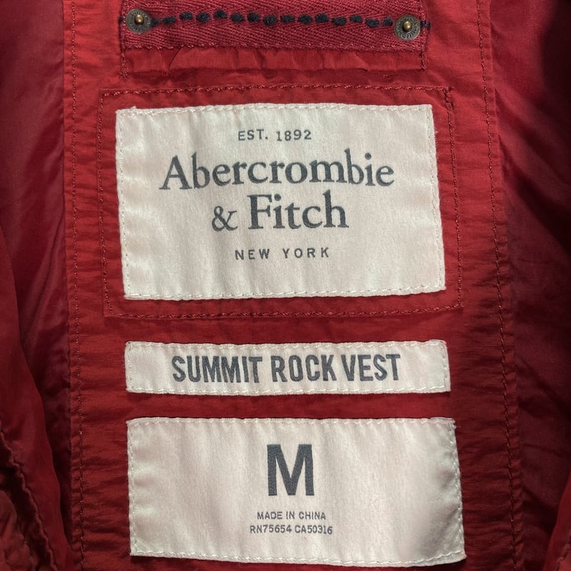 Abercrombie&Fitch 90-00s Summit rock down vest 