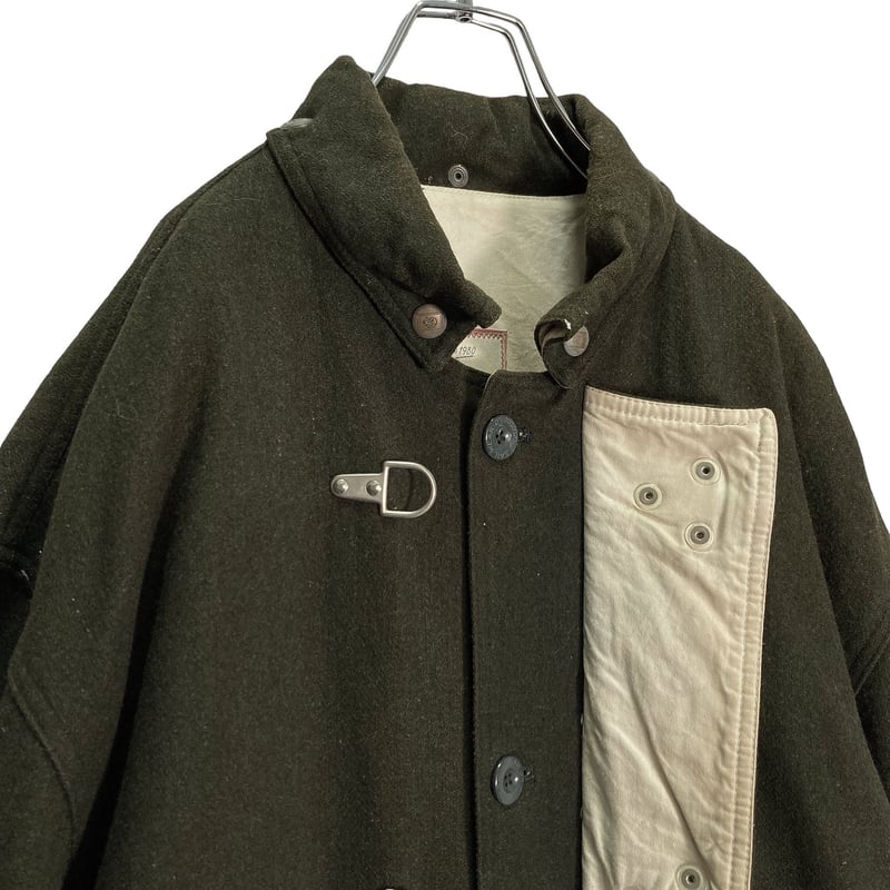 【vintage】80's Italy製fireman jacket 80's] Italian Vintage Fireman Type jacket size