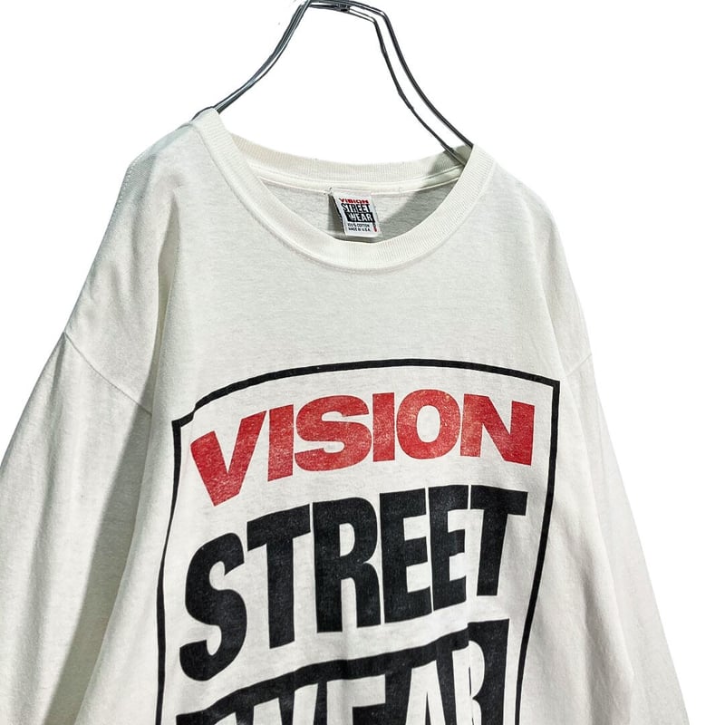80s VISION STREET WEAR L/S LOGO PRINT TEE | 無無 80s VISION STREET WEAR L/S LOGO PRINT TEE | 無無