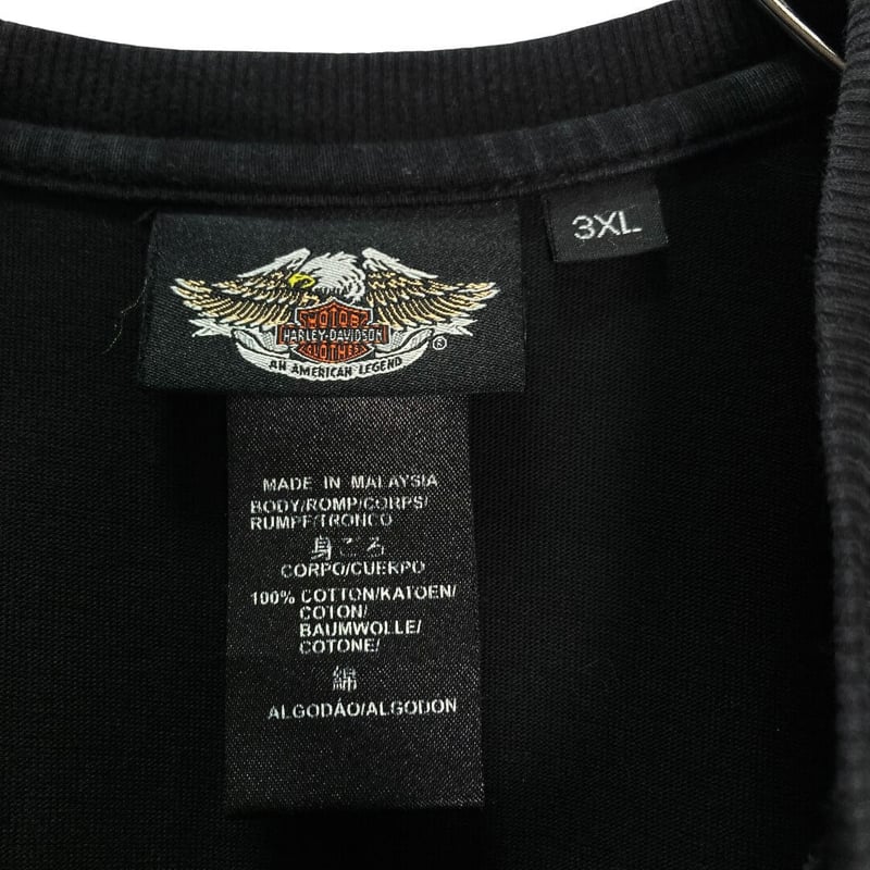 HARLEY-DAVIDSON 90s L/S embroidered T-SHIRT | 無無